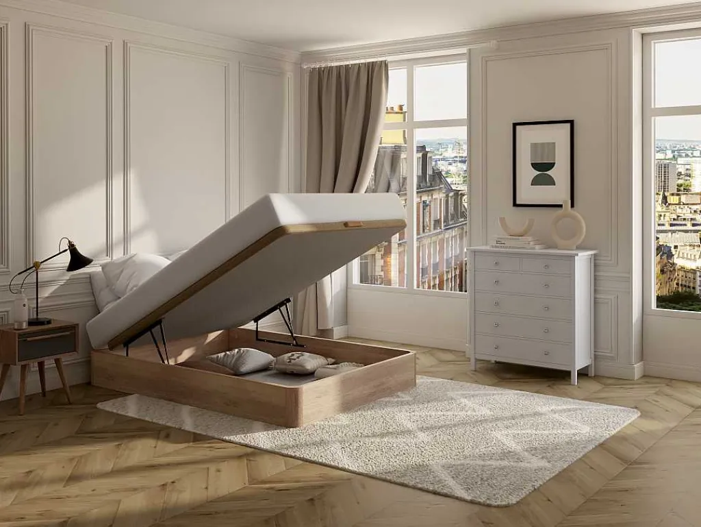 Bedbodem Met Opbergruimte Hestia Van Ysmee - Licht Naturelkleur - 140 X 190 Cm-Ysmée New