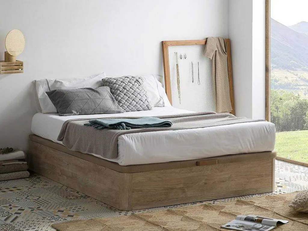 Bedbodem Met Opbergruimte Hestia Van Ysmee - Licht Naturelkleur - 160 X 200 Cm-Ysmée Discount