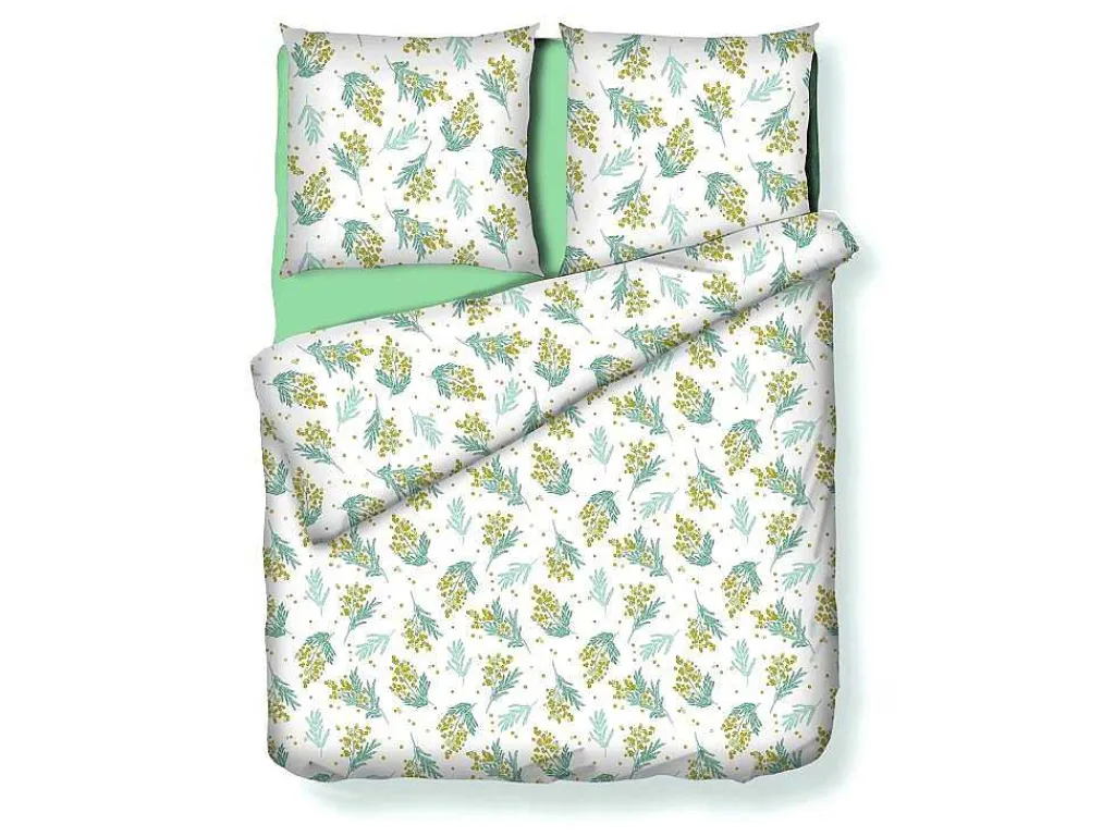 Beddengoedset Van Satijn 80 Draden/Cm - Dekbedovertrek 220 X 240 Cm + 2 Kussenslopen 63 X 63 Cm - Meerkleurig - Bocage-OZAIA Outlet