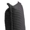 Bedhoofd 180 Cm - Ribfluweel - Antraciet Grijs - Ambrilia-Vente-unique