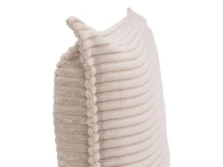 Bedhoofd 180 Cm - Ribfluweel - Beige - Ambrilia-Vente-unique Outlet