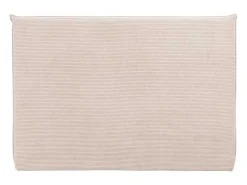 Bedhoofd 180 Cm - Ribfluweel - Beige - Ambrilia-Vente-unique Outlet