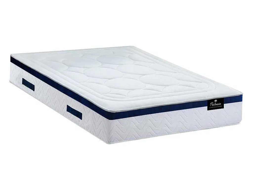 Bedset 180 X 200 Cm - Witte Bedbodem Met Opbergruimte + Matras Met Pocketveren - Marquis Van Dreamea Play-Palacio New