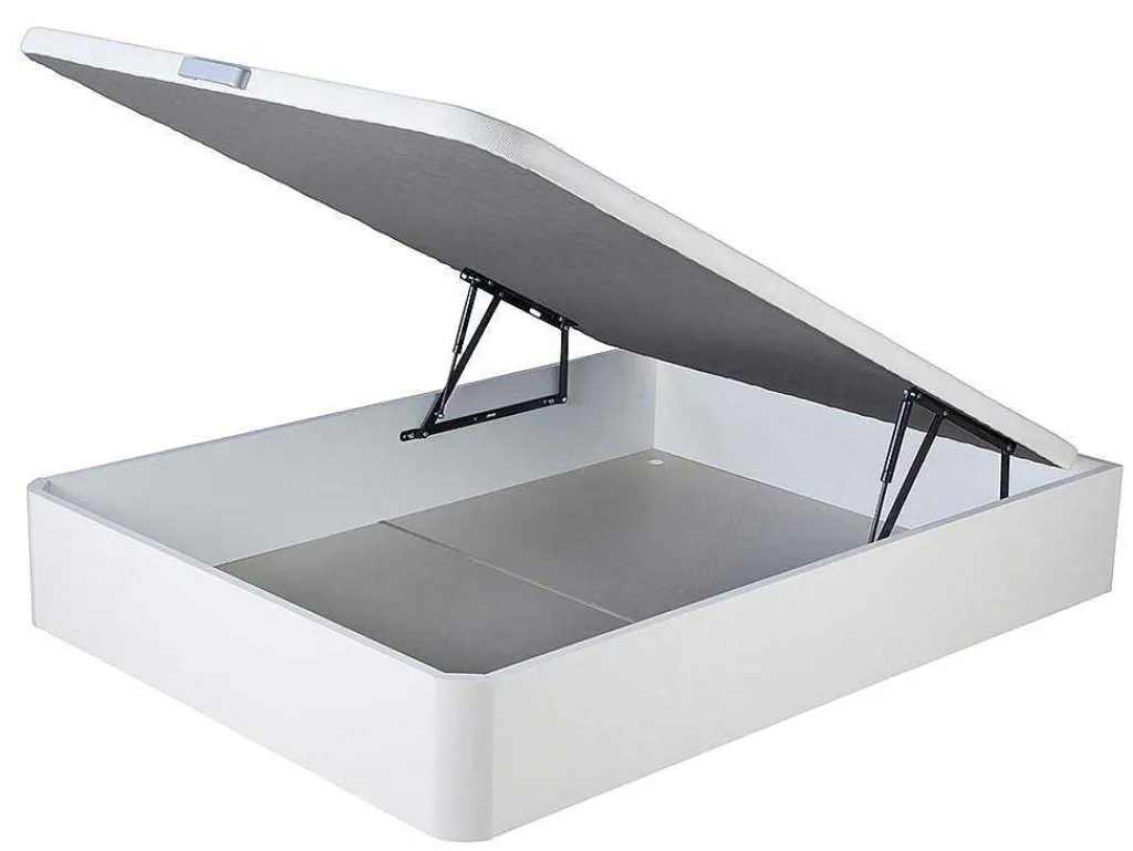Bedset 140 X 190 Cm - Witte Bedbodem Met Opbergruimte + Matras Met Pocketveren - Marquis Van Dreamea Play-Palacio New