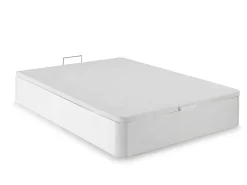 Bedset 160 X 200 Cm - Witte Bedbodem Met Opbergruimte + Matras Met Pocketveren - Prestige Van Ysmee Play-Ysmée Discount