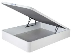 Bedset 160 X 200 Cm - Witte Bedbodem Met Opbergruimte + Matras Met Pocketveren - Prestige Van Ysmee Play-Ysmée Discount