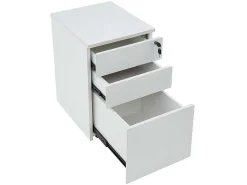 Behuizing Van Een Professioneel Mobiel Bureau - 3 Lades - Met Slot - Wit - Downtown-Workēa Hot