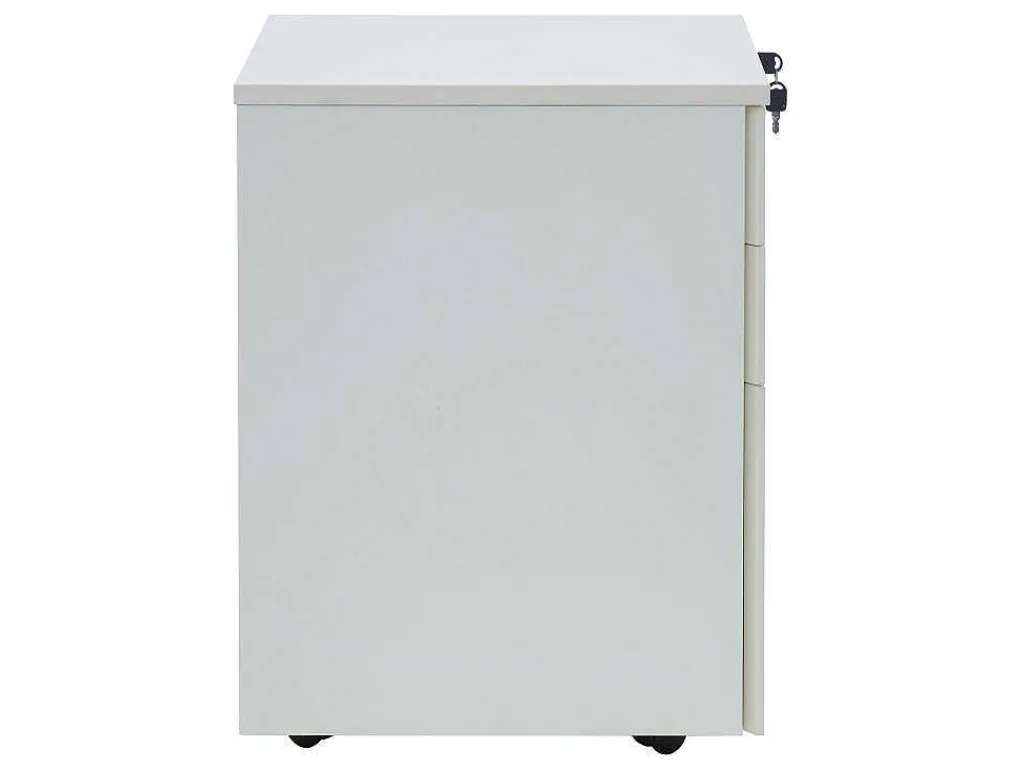 Behuizing Van Een Professioneel Mobiel Bureau - 3 Lades - Met Slot - Wit - Downtown-Workēa Hot