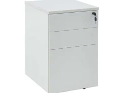 Behuizing Van Een Professioneel Mobiel Bureau - 3 Lades - Met Slot - Wit - Downtown-Workēa Hot