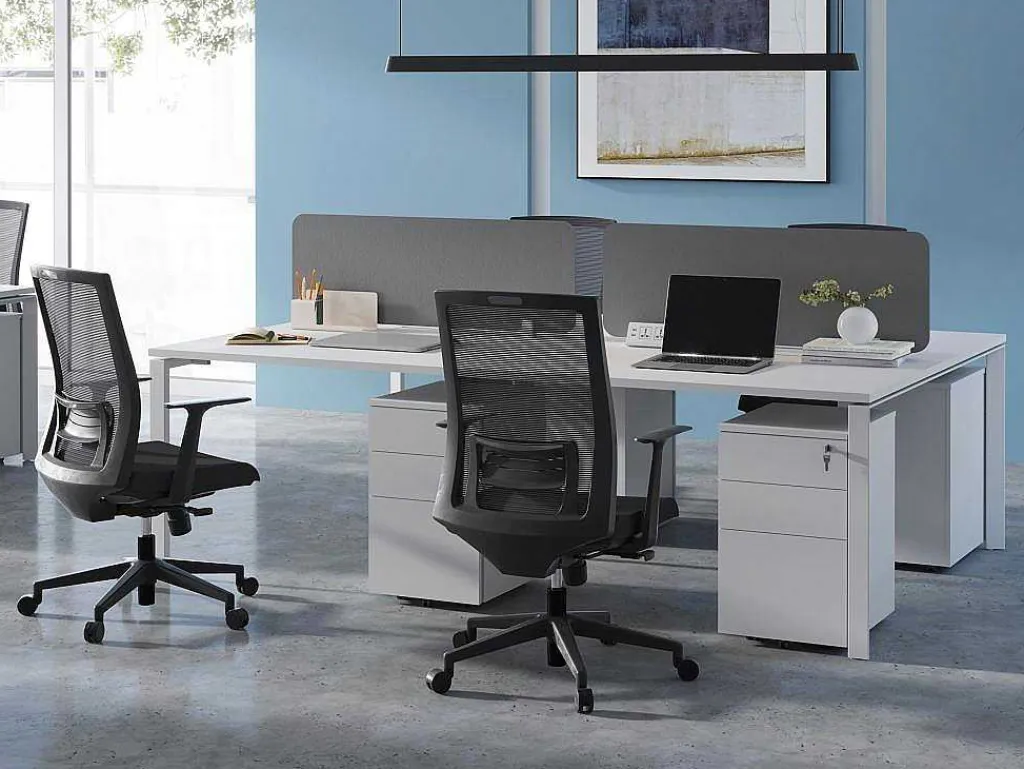 Behuizing Van Een Professioneel Mobiel Bureau - 3 Lades - Met Slot - Wit - Downtown-Workēa Hot