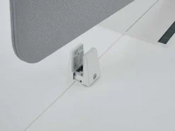Benchbureau Voor 2 Personen - Wit - L120 Cm - Met Afscheiding - Downtown-Workēa Outlet