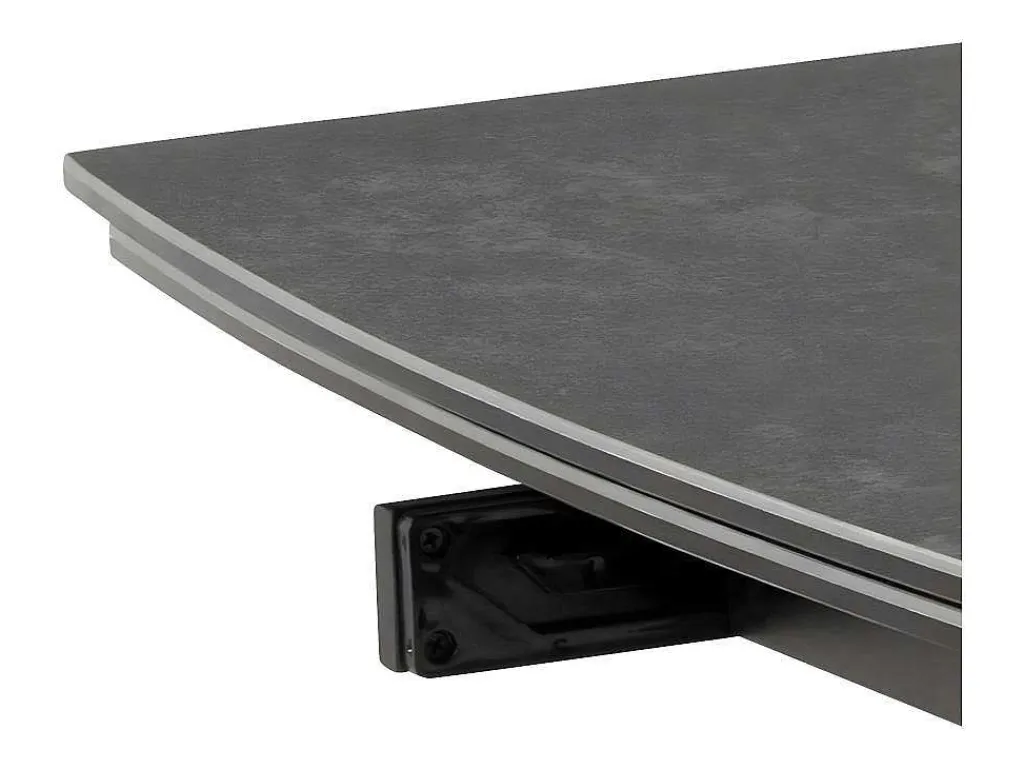 Berry Eetkamertafel 97X160/240Cm Met Extra Plaat Zwart.-Vente-unique New