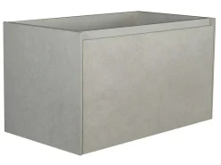 Betongrijs Hangmeubel Onder Wastafel, 80 Cm - Sosthene-Vente-unique Clearance