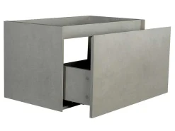 Betongrijs Hangmeubel Onder Wastafel, 80 Cm - Sosthene-Vente-unique Clearance