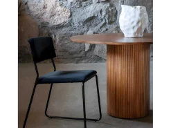 Bianca Eetkamertafel O110Cm Eik Fineer.-Vente-unique Hot
