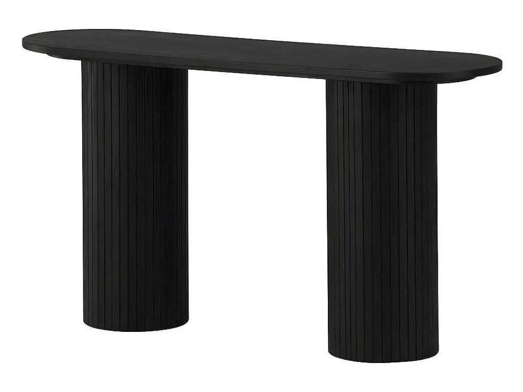 Bianca Sidetable 40X130Cm Zwart.-Vente-unique Discount