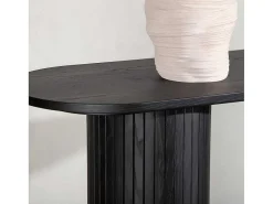 Bianca Sidetable 40X130Cm Zwart.-Vente-unique Discount