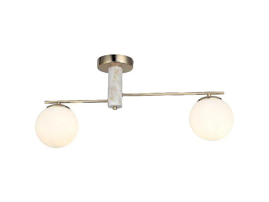 Biella Plafondlamp, Goud, Zilver, 15 X 68 X 32 Cm,-EPIKASA Hot