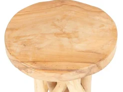 Bijzettafel Van Teakhout - Kleur: Naturel - Gayana-Vente-unique Clearance