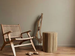 Bijzettafel Van Teakhout - Kleur: Naturel - Lutiana-Vente-unique Hot