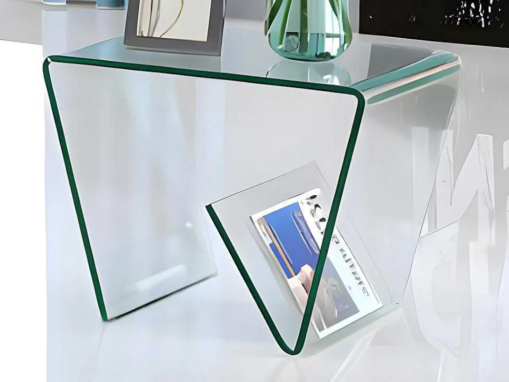 Bijzettafel Zenia - Gehard Glas-Vente-unique Sale