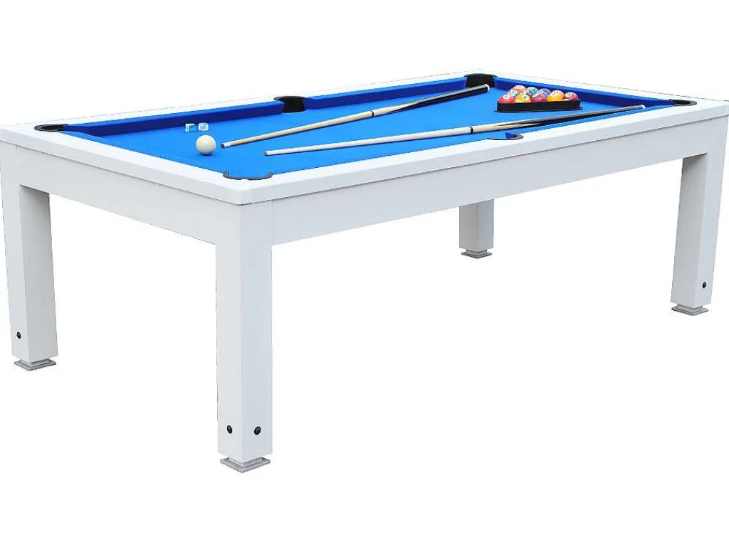 Biljart Snooker Tafel Moduleerbaar - Regelbare Hoogte - 207 X 114 X 79 Cm-Vente-unique Discount