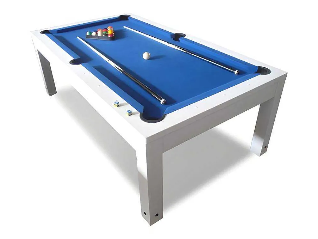 Biljart Snooker Tafel Moduleerbaar - Regelbare Hoogte - 207 X 114 X 79 Cm-Vente-unique Discount