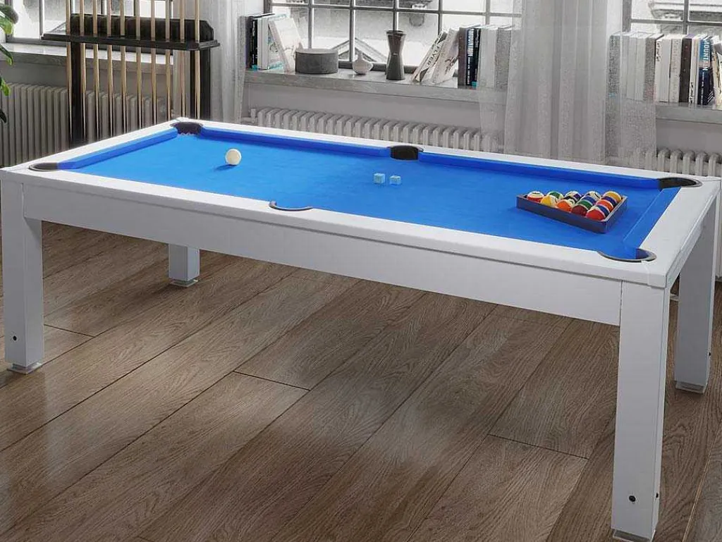 Biljart Snooker Tafel Moduleerbaar - Regelbare Hoogte - 207 X 114 X 79 Cm-Vente-unique Discount