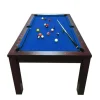Biljarttafel 7 Voet Blauw Converteerbaar Met Banken Theti-ELITESHOPPING Online