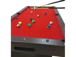 Biljarttafel 7 Voet Compleet Met Accessoires Iron Red-ELITESHOPPING