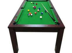 Biljarttafel 7 Voet Groene Converteerbaar Met Banken Zefiro-ELITESHOPPING Online