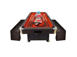Biljarttafel 8 Voet Met Containerbank Viper Red-ELITESHOPPING Discount