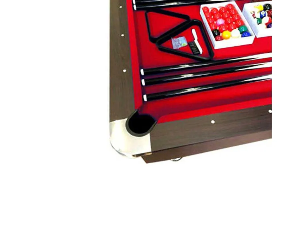 Biljarttafel 8 Voet Met Containerbank Viper Red-ELITESHOPPING Discount