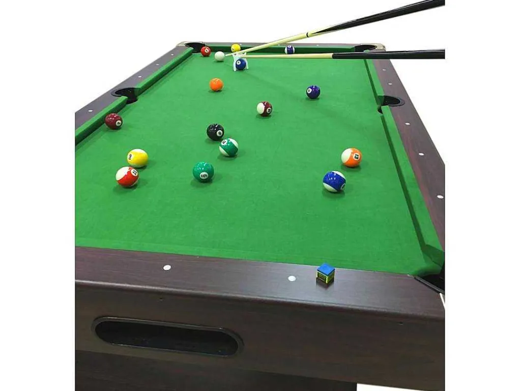 Biljarttafel 8 Voet Modern Compleet Met Accessoires Poseidon-ELITESHOPPING Outlet