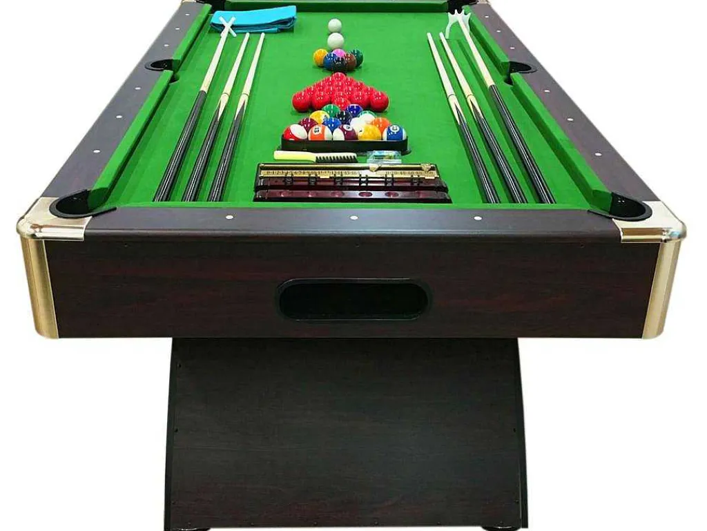 Biljarttafel 8 Voet Modern Compleet Met Accessoires Poseidon-ELITESHOPPING Outlet
