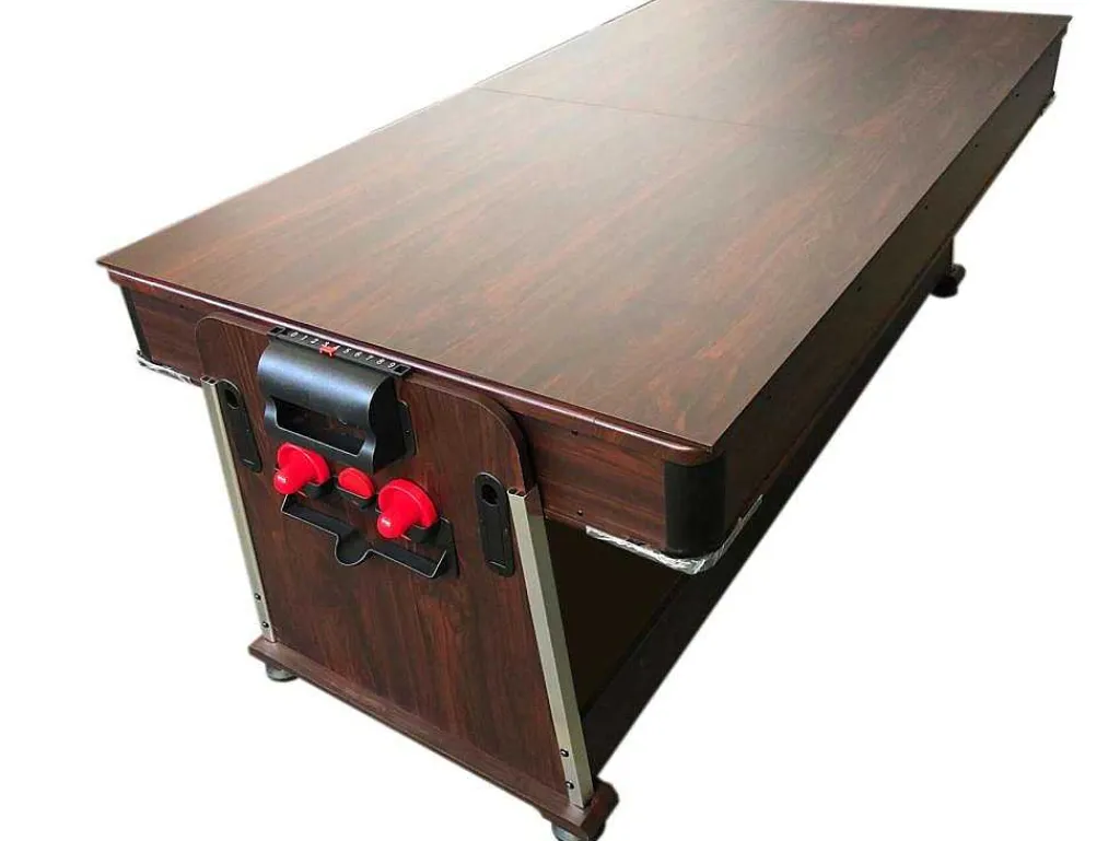 Biljarttafel 7 Voet Multi-Game Blauw Air Hockey + Tennistafel Stark-ELITESHOPPING Hot