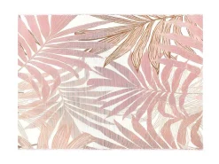 Binnen- Of Buitentapijt Etnische Stijl Bloemenmotief Roceta - 150 X 200 Cm - Roze-OZAIA Outlet