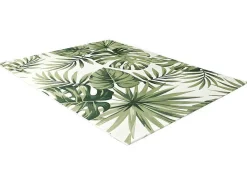 Binnen- Of Buitentapijt Etnische Stijl Bloemenmotief Palmo - 150 X 200 Cm - Groen-OZAIA Online