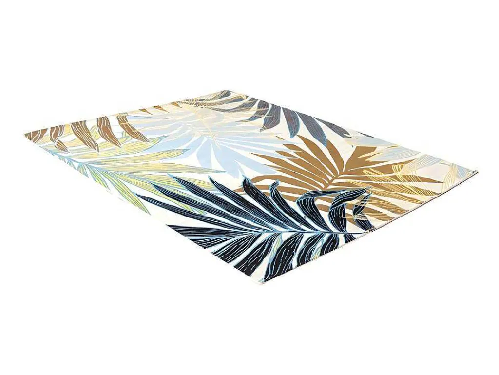 Binnen- Of Buitentapijt Etnische Stijl En Bloemenmotief Vegeto - 150 X 200 Cm - Groen-OZAIA Best