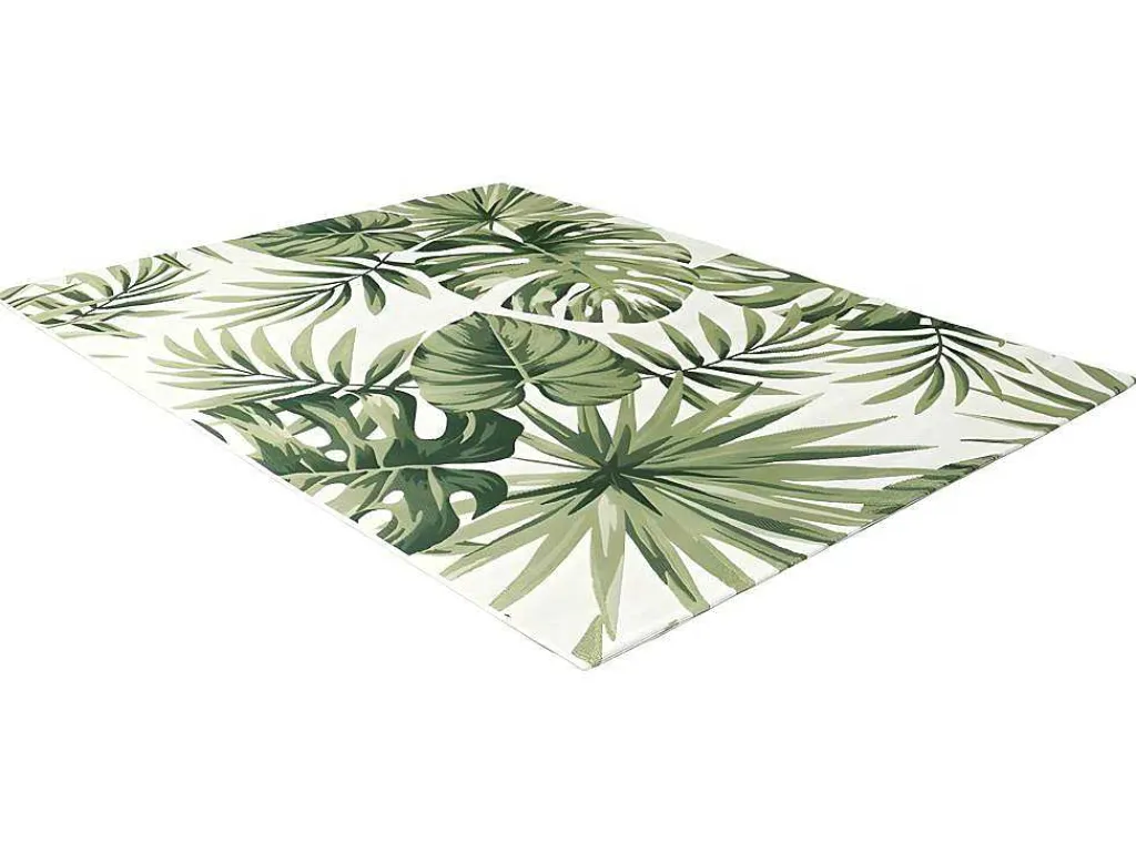 Binnen- Of Buitentapijt Met Blaadjes-Motief Palmo - 200X290Cm - Groen-OZAIA Discount