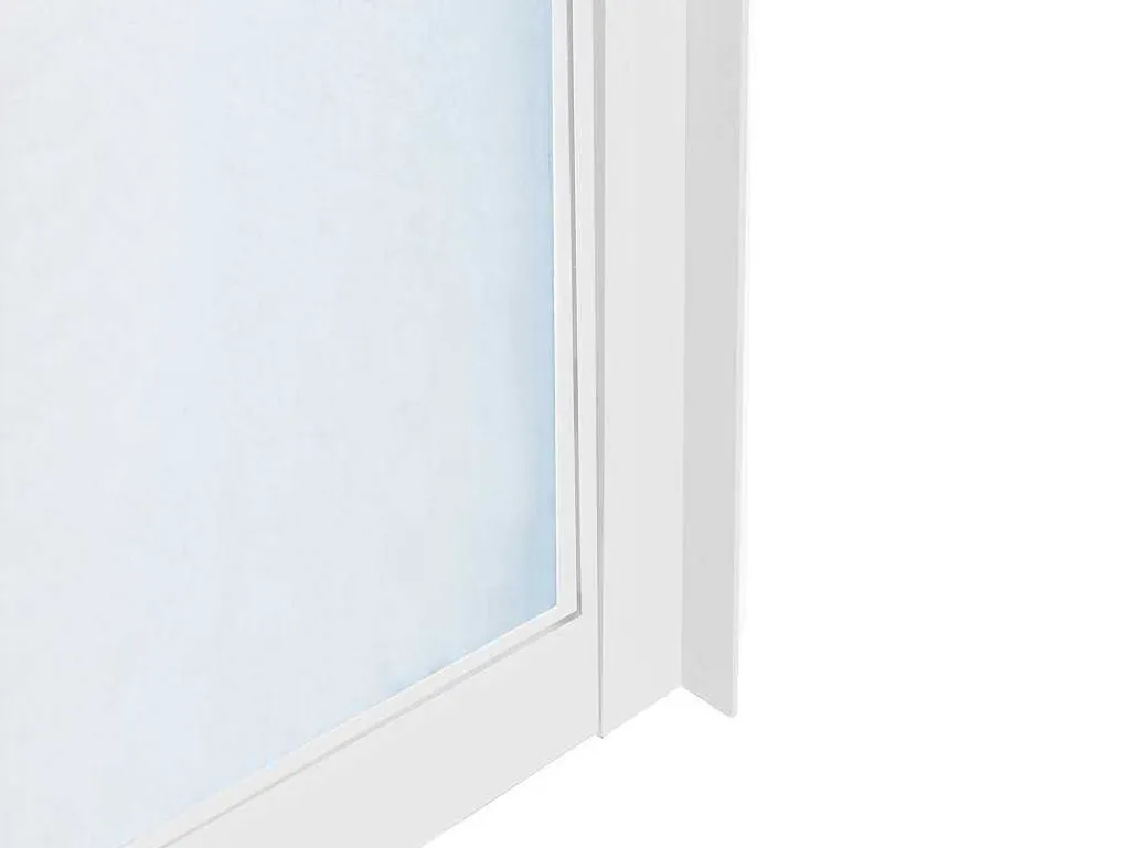 Binnenraam Van Aluminium Met Poedercoating - 210X130 Cm - Wit - Bayview-Vente-unique Discount