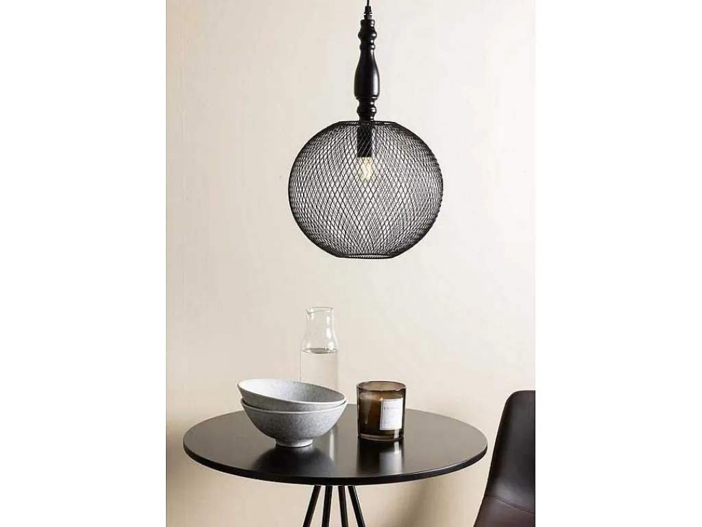 Bistro Barmeubelset Bartafel Zwart En 2 Alexi Barstoelen Bruin.-Vente-unique Discount