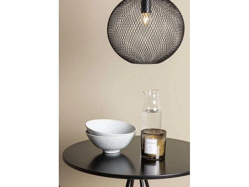 Bistro Barmeubelset Bartafel Zwart En 2 Tempe Barstoelen Zwart.-Vente-unique Discount