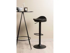 Bistro Barmeubelset Bartafel Zwart En 2 Adesto Barstoelen Zwart.-Vente-unique Hot