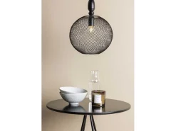 Bistro Barmeubelset Bartafel Zwart En 2 Tempe Barstoelen Dunkergrijs.-Vente-unique Discount