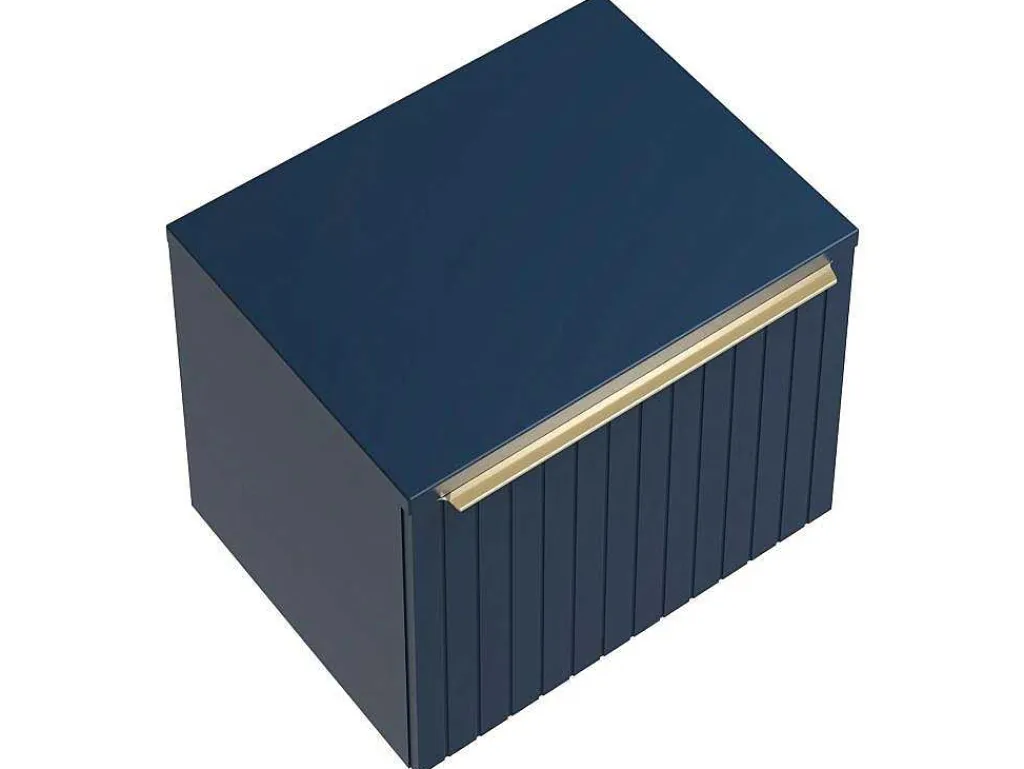 Blauw Gestreept Onderbouw Wastafelmeubel - 60 Cm - Josepha-Vente-unique Hot