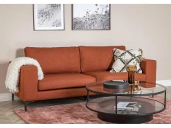Bolero Bank 3 Persoons Rood.-Vente-unique Sale