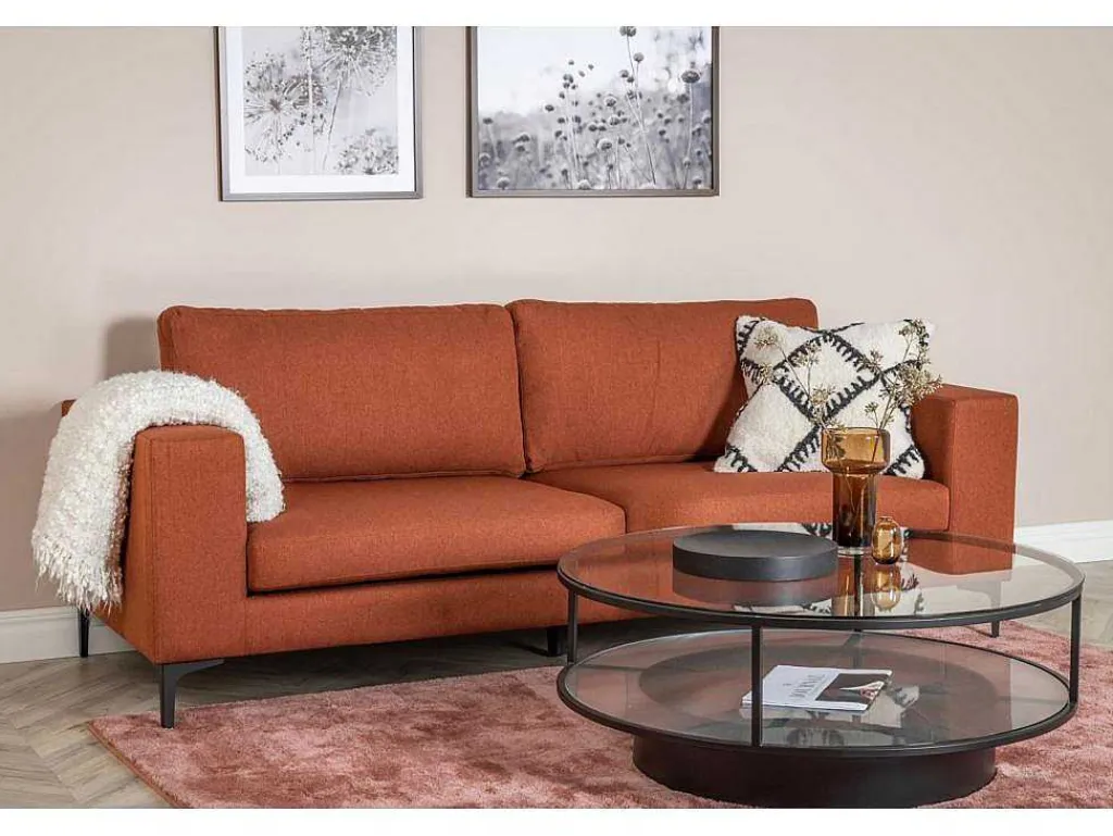 Bolero Bank 3 Persoons Rood.-Vente-unique Sale