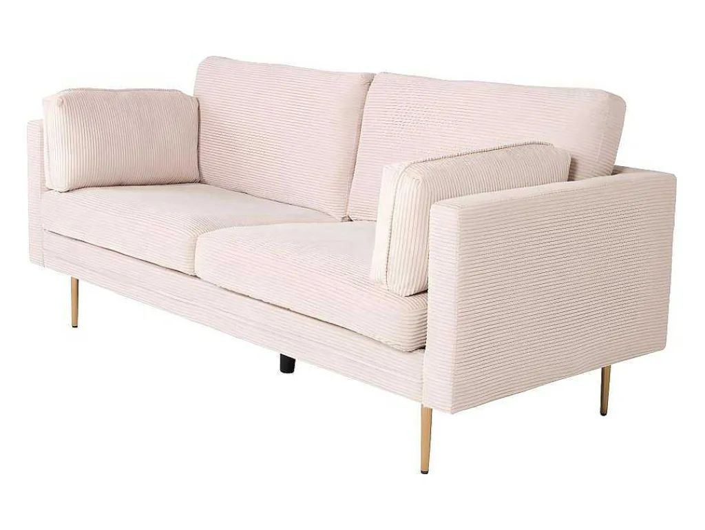 Boom Bank 3 Persoons Beige.-Vente-unique Clearance