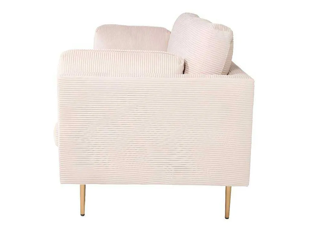 Boom Bank 3 Persoons Beige.-Vente-unique Clearance
